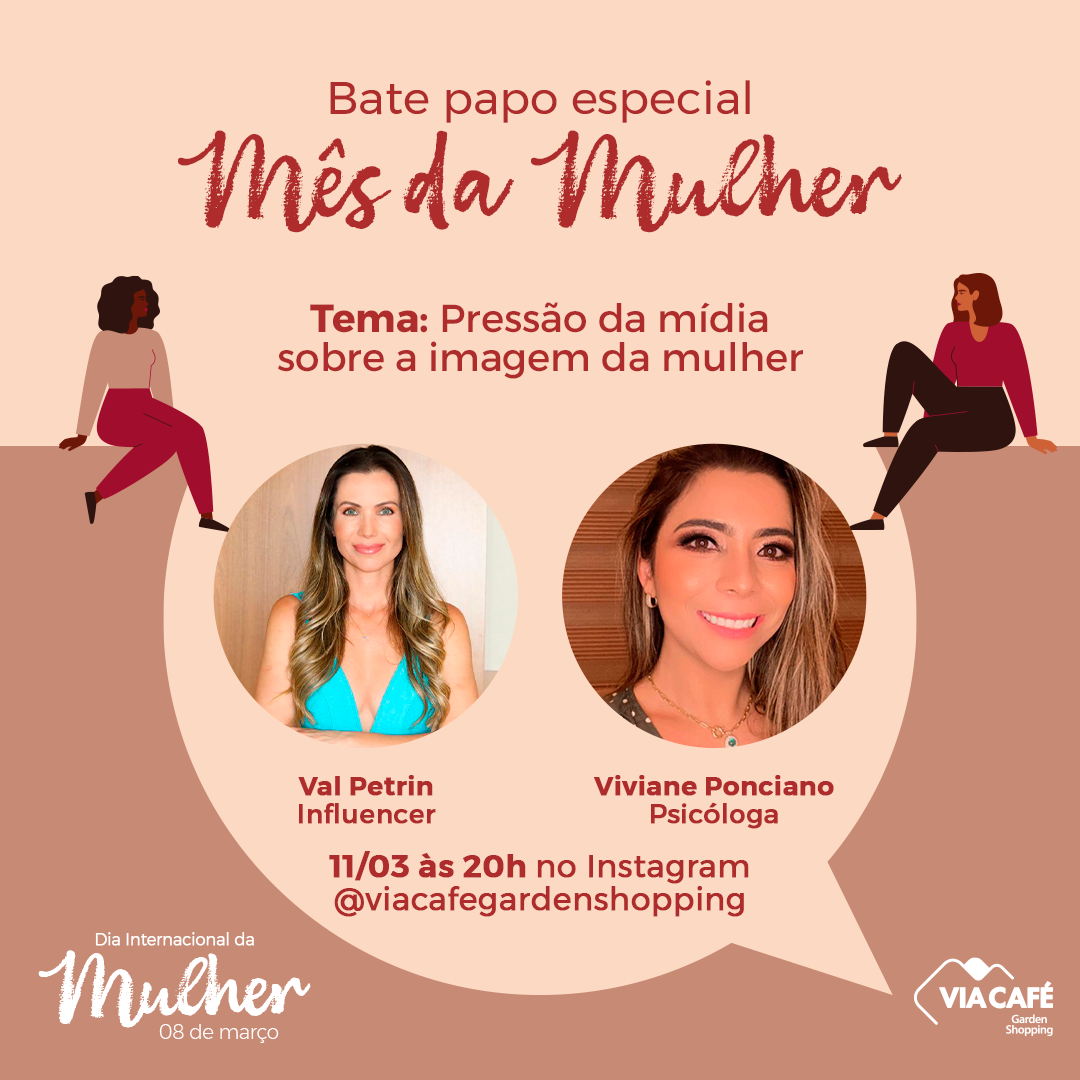 Live marca a Semana das Mulheres no Via Café Garden Shopping