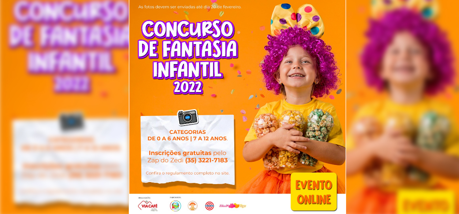 Via Café Garden Shopping promove concurso infantil online de fantasias
