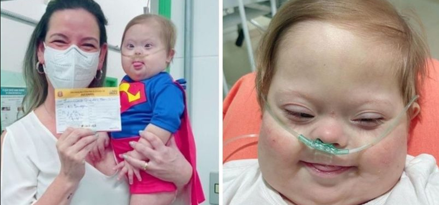 21 de março – Dia Internacional da Sindrome de Down, conheça ‘Super Chico’, o bebê com Down que venceu a covid-19!