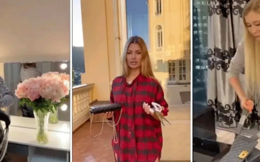 Influenciadoras russas estão destruindo suas bolsas Chanel em protesto contra ‘russofobia’