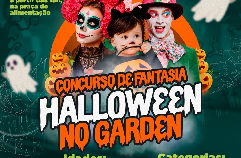 Tradicional concurso de fantasias de Halloween do Via Café Garden Shopping será realizado na próxima segunda-feira